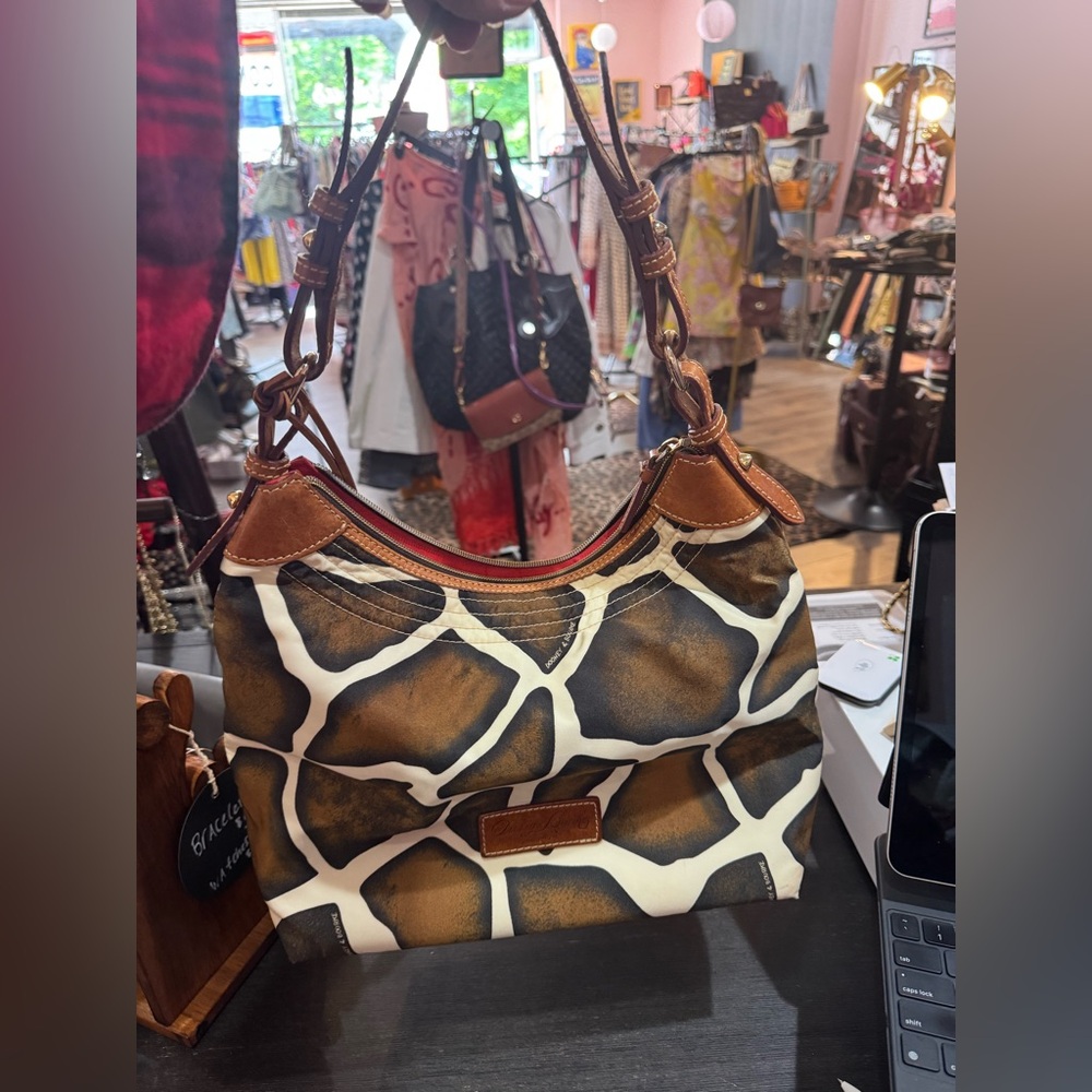 Dooney and Bourke giraffe style print